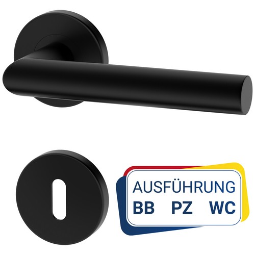 Schwarz türbeschlag uno - türbeschlag,